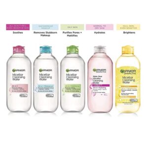 Garnier Micellar Cleansing Water Pink |Blue |Bipase Oil |Vit C|Rose Water 125ml